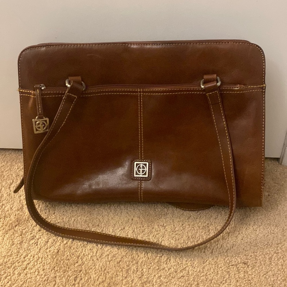 Giani Bernini Brown Leather Handbag